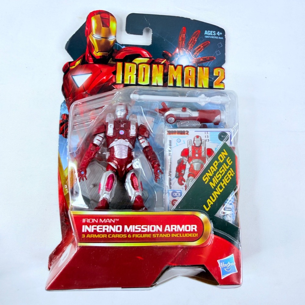 Hasbro Iron Man 2 Inferno Mission Armor Action Figureβ 13 Marvel 2010 New